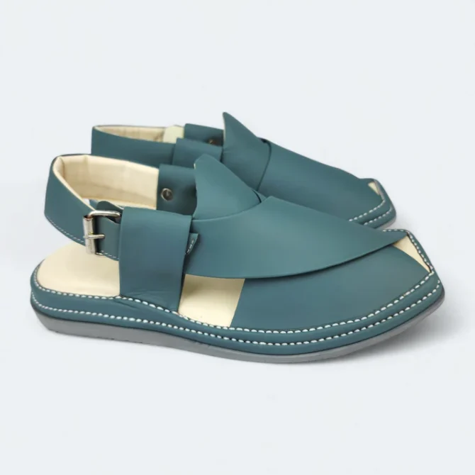 Modern Kaptan Lightweight Medicated Chappal Genuine Tan