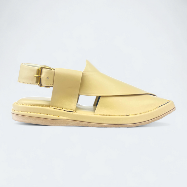 Modern Kaptan Lightweight Medicated Chappal Genuine Gold