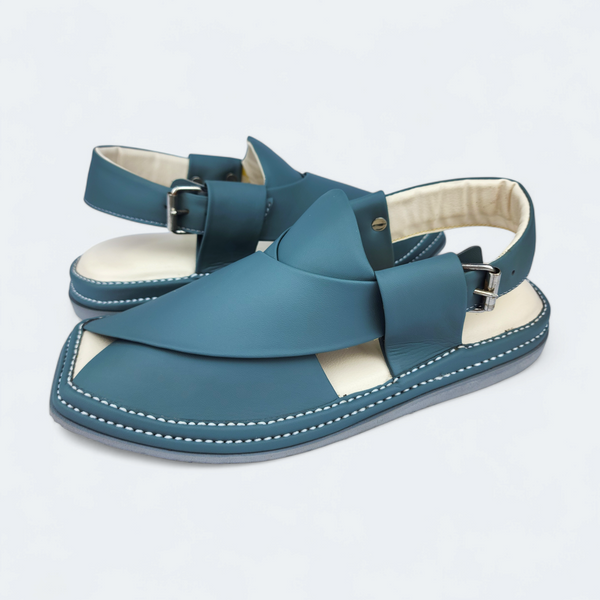 Modern Kaptan Lightweight Medicated Chappal Genuine Tan