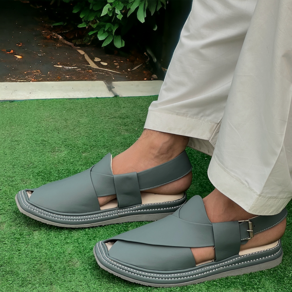 Modern Kaptan Lightweight Medicated Chappal Genuine Tan
