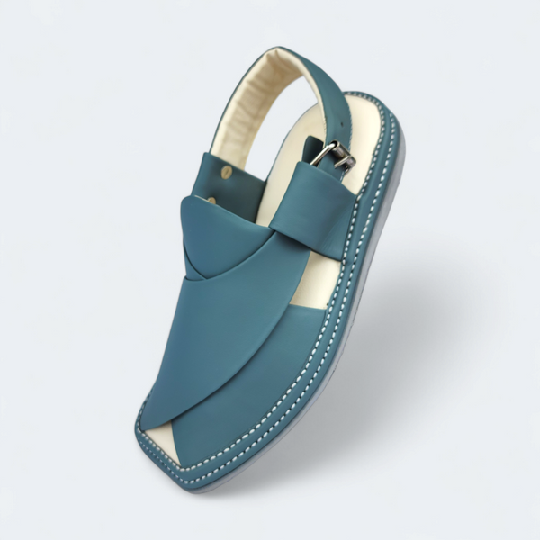 Modern Kaptan Lightweight Medicated Chappal Genuine Tan