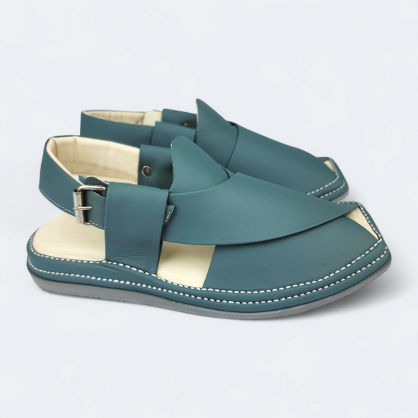 Modern Kaptan Lightweight Medicated Chappal Genuine Tan